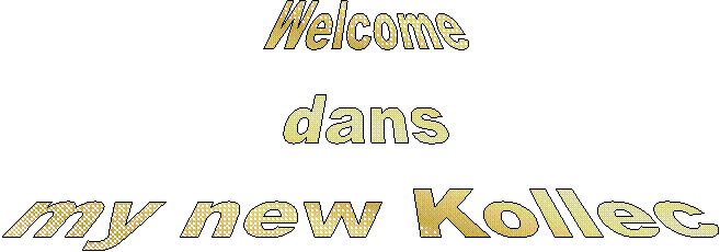 Welcome
dans ma 
KOLLEC... 